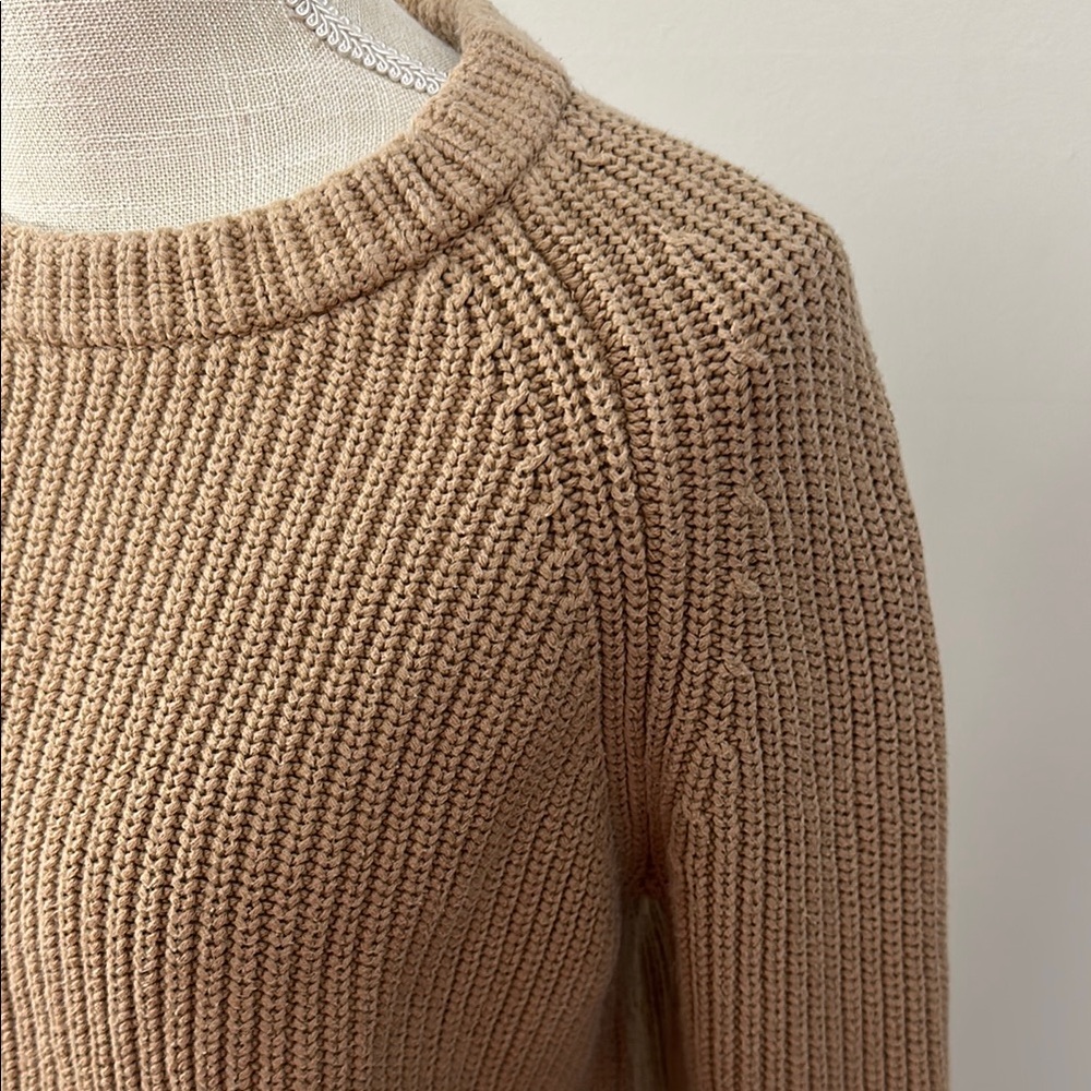 Quince Women's Crew Neck Sweater - Tan - Picture 4 of 10